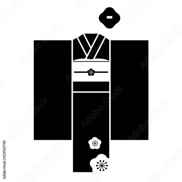 Obraz 着物　振袖　正月　アイコン