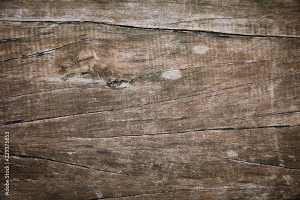 Obraz dark brown wood texture