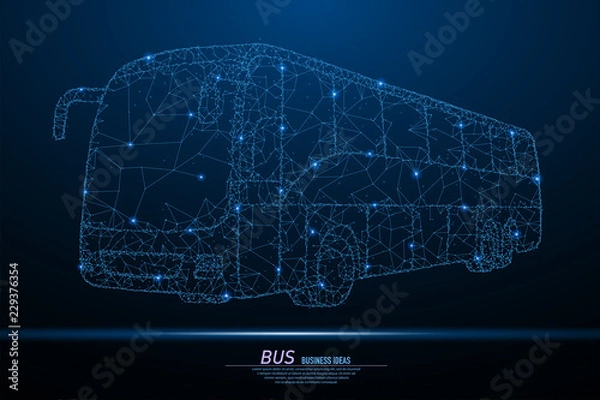 Obraz City bus transportation