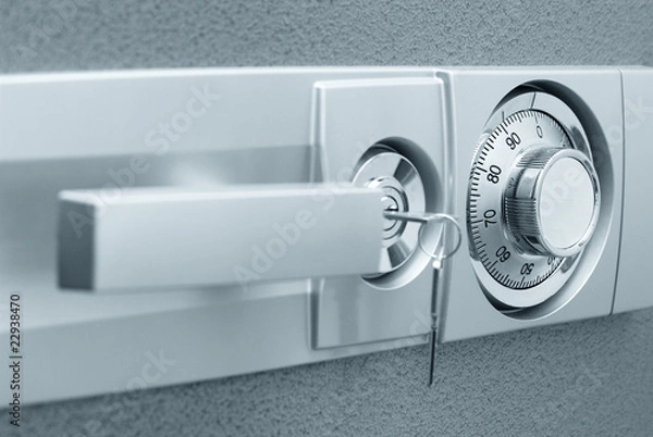 Obraz Safe with combination lock
