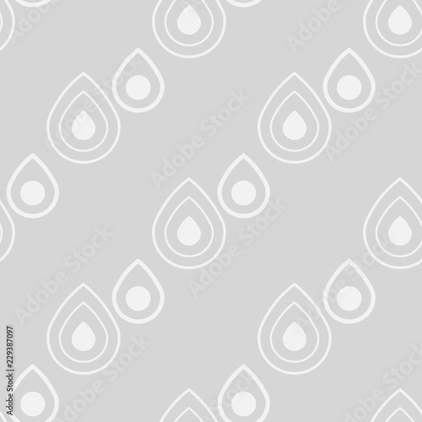 Obraz Geometric seamless pattern, abstract drops