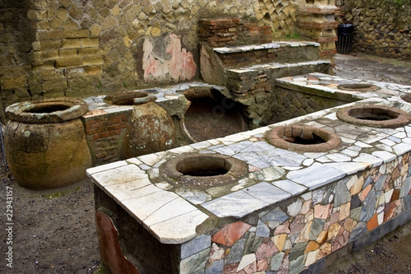 Obraz Herculanum, un thermopolium