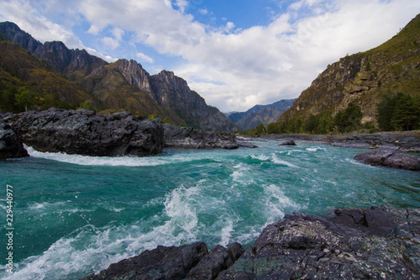 Obraz Blue river Katun 