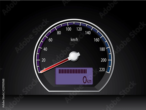 Obraz Analog speed dispay