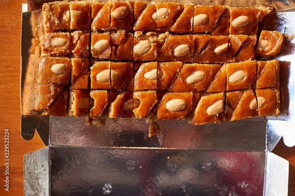 Obraz Catering with appetizers and sandwiches