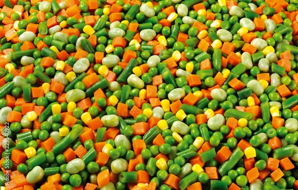 Obraz COOKED MIXED VEGETABLES