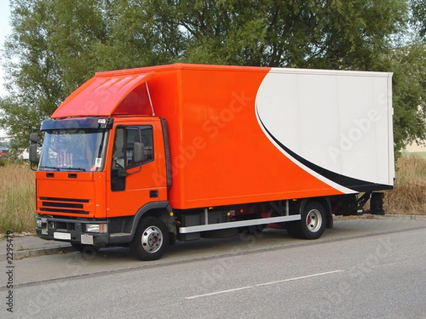 Fototapeta delivery truck
