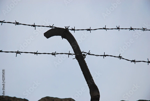 Fototapeta stacheldraht