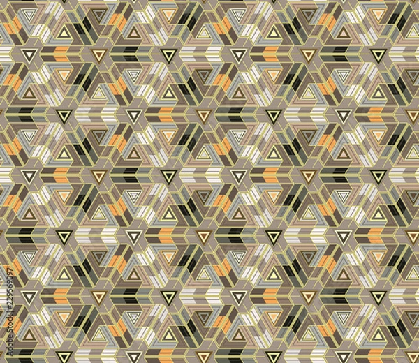 Obraz Seamless pattern, background. Geometric shapes. Graphic design element.
