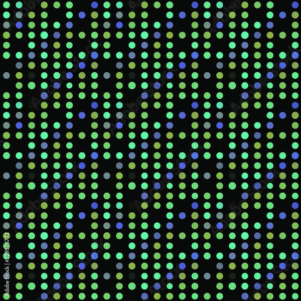 Obraz Seamless abstract pattern background with a variety of colored circles.