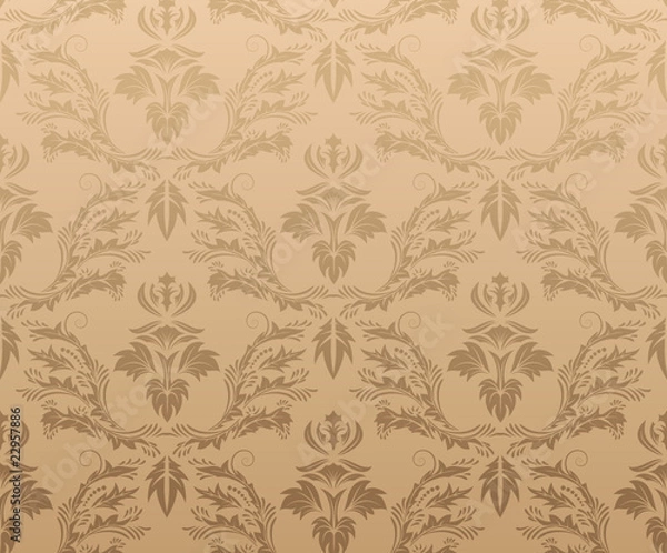 Obraz damask seamless background