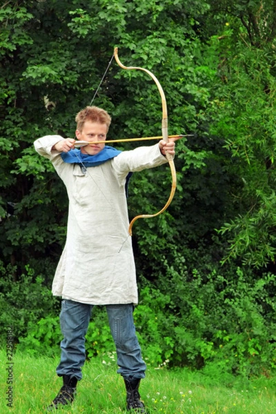 Obraz archer aiming bow