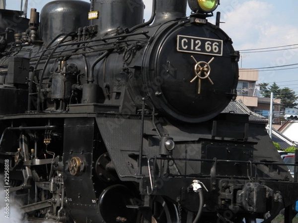 Obraz 蒸気機関車