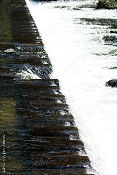 Obraz 川の段差