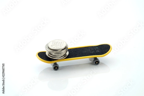 Obraz フィンガースケートボード