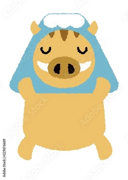 Fototapeta イノシシ23_01