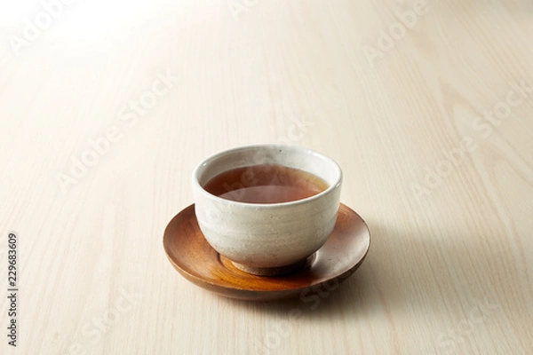 Obraz 暖かいほうじ茶 (roasted green tea)