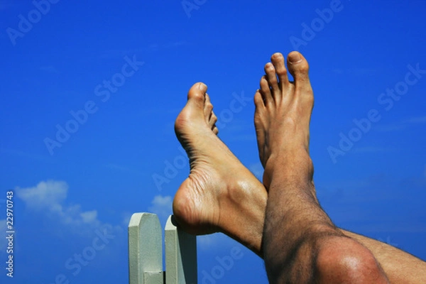 Obraz Füße hochlegen