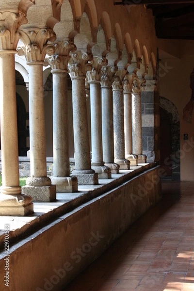 Fototapeta columns of the church