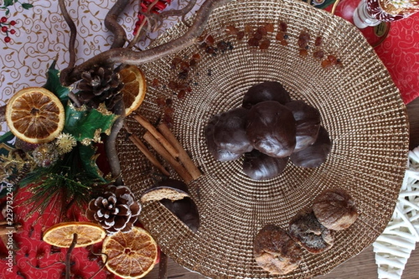 Obraz bisquit christmas