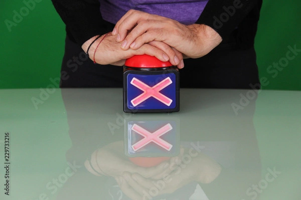 Fototapeta buzz quiz risposta negativa