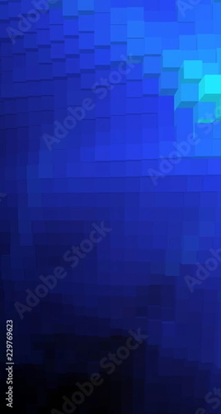 Fototapeta vibrant dynamic cubes and vivid background for interesting and creative ideas. Suitable for web, print, wallpapers.