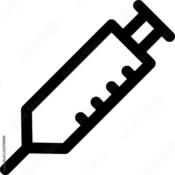 Obraz Vaccination syringe or injection