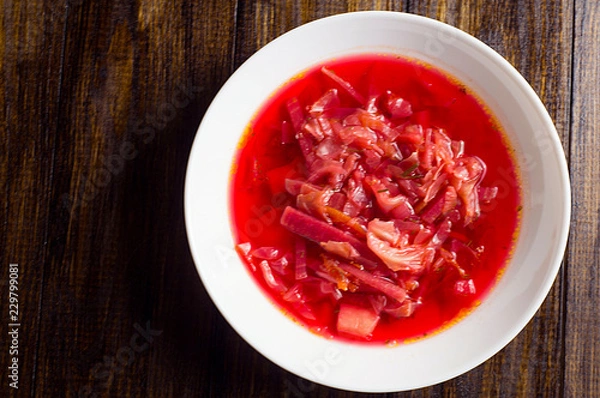 Obraz Russian traditional borsch