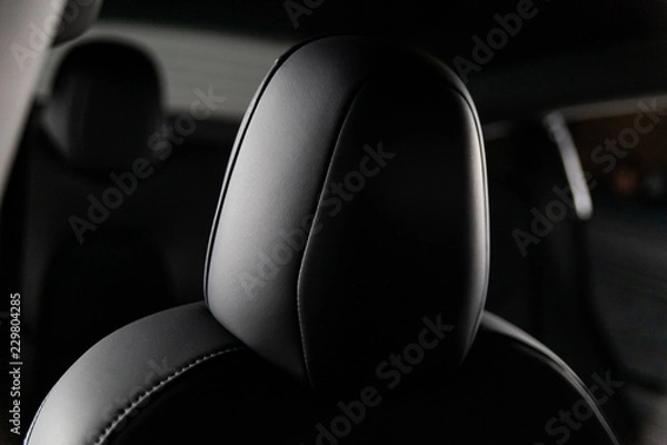 Fototapeta Tesla car interior