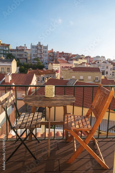 Obraz View from the balcony in Lisbon