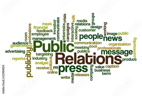 Obraz Public Relations - Word Cloud