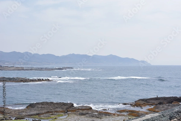 Obraz 遠くに映る山の光景