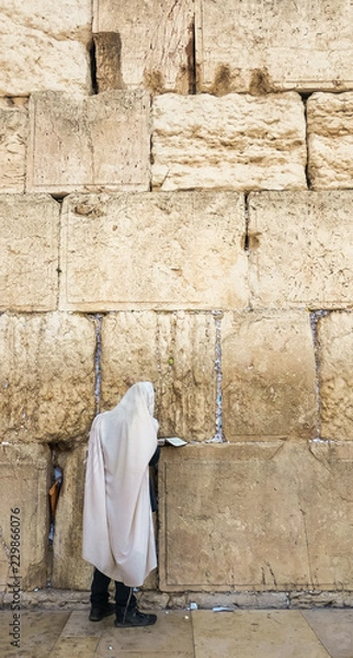 Obraz prayer in the Wailing Wall