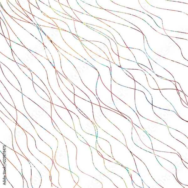 Obraz Abstract warped lines design