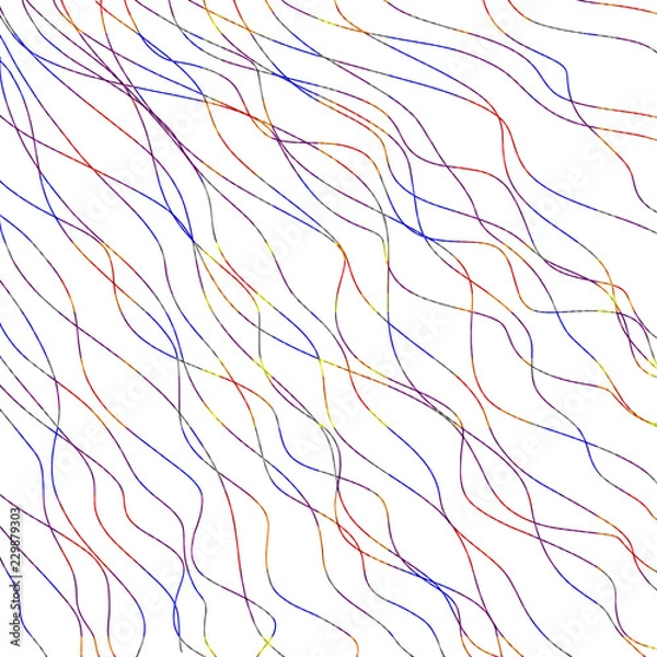 Obraz Abstract warped lines design