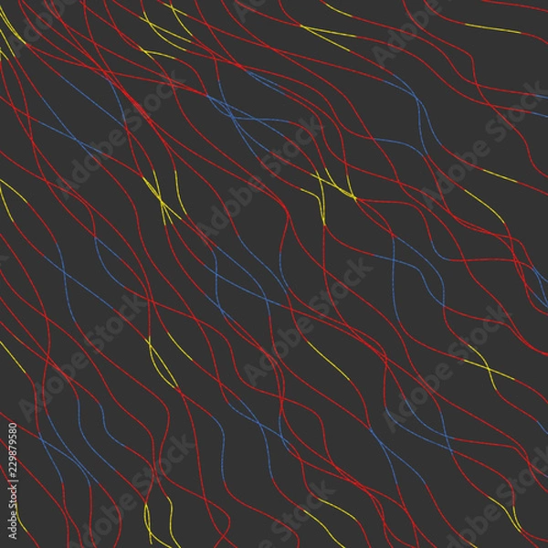 Obraz Abstract warped lines design