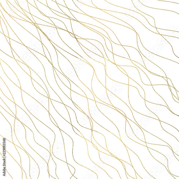 Obraz Wavy threads contemporary texture