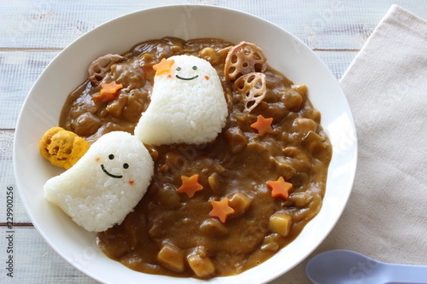 Obraz おばけのカレー