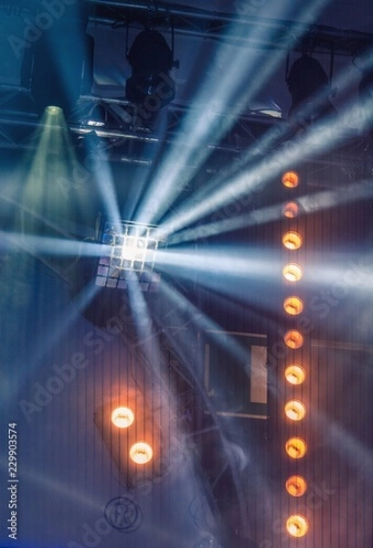 Fototapeta Stage lighting
