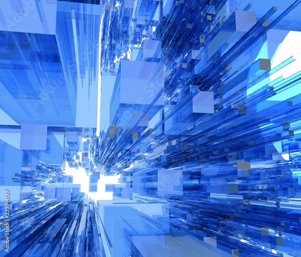 Obraz 幾何学的な配置の立方体