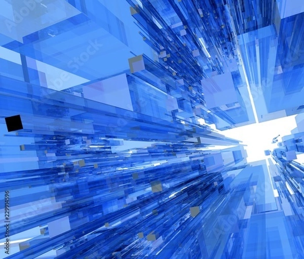 Obraz 幾何学的な配置の立方体