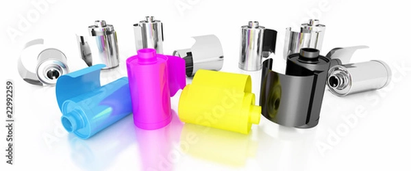Obraz CMYK Fotofilmrollen