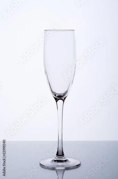 Fototapeta Empty wine glass