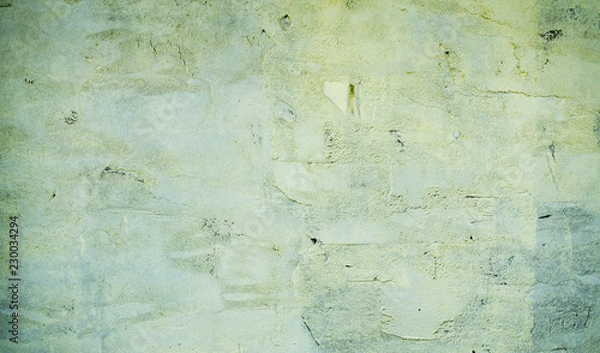 Obraz Abstract textured background: mixture of blue and green putty. Uneven strokes, rough texture of a wall pattern