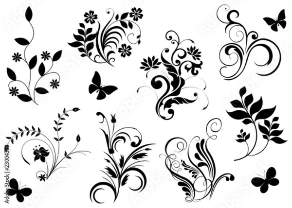 Fototapeta flower ornament