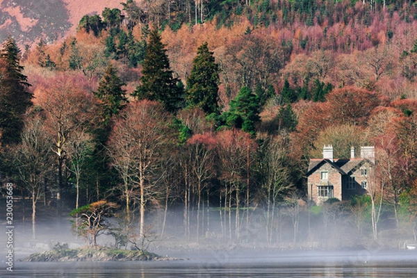 Obraz Casa en el lago