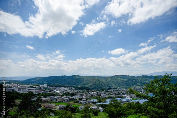 Fototapeta 小諸市を見下ろす