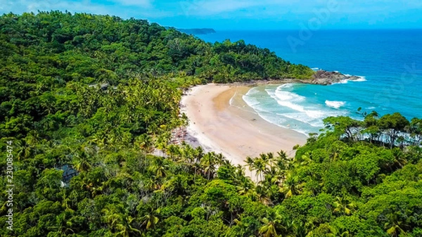 Obraz secret beach from the sky