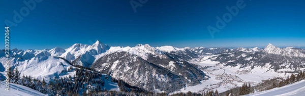 Obraz Winterpanorama im Tannheimer Tal 