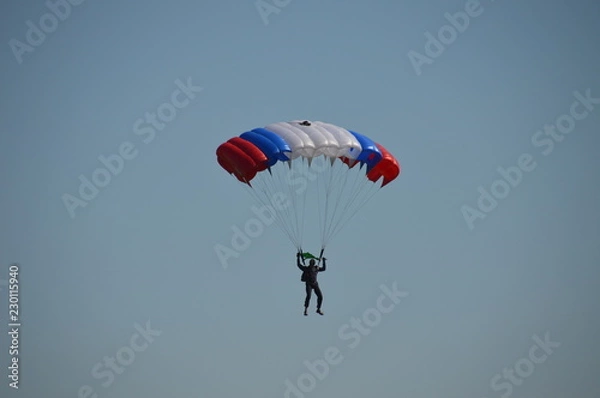 Fototapeta paraglider in the sky